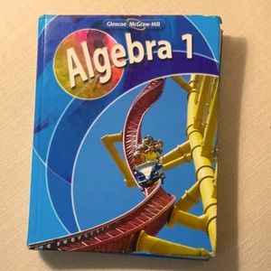 Algebra 1 text book.